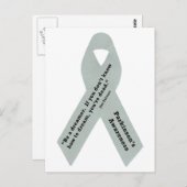 Parkinson's Awareness Ribbon Briefkaart (Voorkant / Achterkant)
