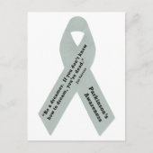Parkinson's Awareness Ribbon Briefkaart (Voorkant)