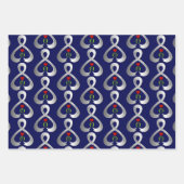 Parkinson's Awareness Ribbon Inpakpapier Vel (Voorkant 3)