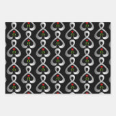 Parkinson's Awareness Ribbon Inpakpapier Vel (Voorkant)