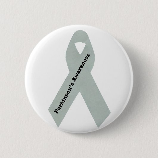 Parkinson's Awareness Ribbon Ronde Button 5,7 Cm (Voorkant)