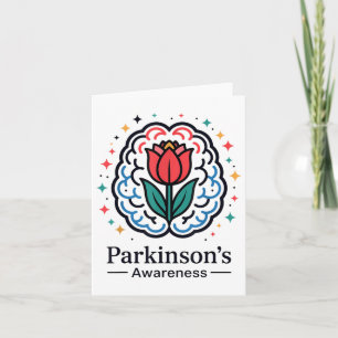 Parkinson's bewustzijn hersenen en tulp _1 kaart