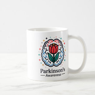 Parkinson's bewustzijn hersenen en tulp _1 koffiemok