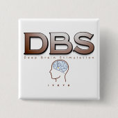 Parkinsons DBS IYKYK Vierkante Button 5,1 Cm (Voorkant)