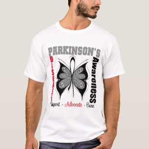 Parkinson's Disease Awareness Butterfly T-shirt