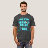 Parkinsons Disease Awareness Draag Warrior T-shirt (Voorkant volledig)