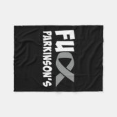 Parkinsons Disease Awareness Month voor Parkinsons Fleece Deken (Voorkant (Horizontaal))