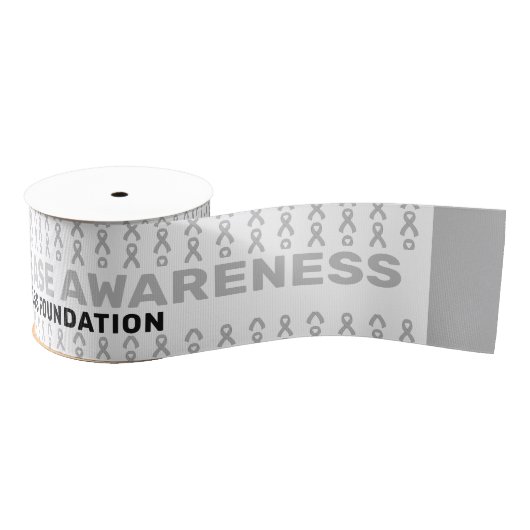 Parkinson's Disease Awareness Pattern Grosgrain Lint (Spoel)