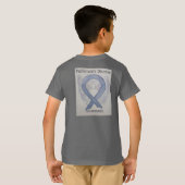 Parkinson's Disease Awareness Ribbon Angel T-shirt (Achterkant volledig)
