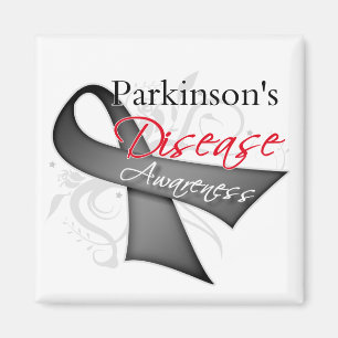 Parkinsons Disease Awareness Ribbon Magneet
