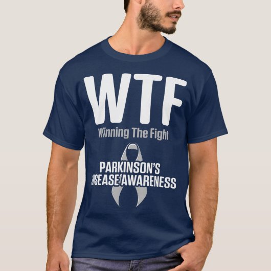 Parkinsons Disease Awareness Winning Fight T-shirt (Voorkant)