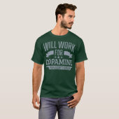 Parkinsons Disease Awareness Work of Dopamine T-shirt (Voorkant volledig)