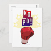 Parkinsons Disease Knockout Briefkaart (Voorkant / Achterkant)