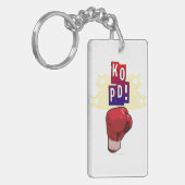 Parkinsons Disease Knockout Sleutelhanger (Voorkant Links)