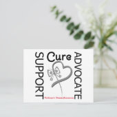 Parkinsons Disease Support Advocate Cure Briefkaart (Staand voorkant)