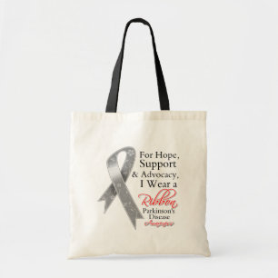 Parkinsons Disease Support Hope Tote Bag