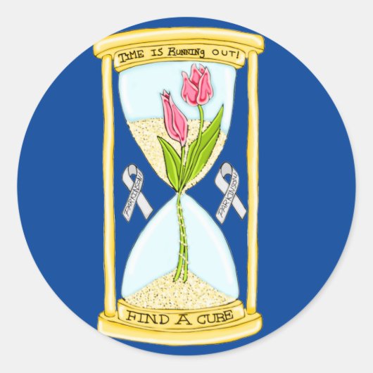 Parkinson's Find a Cure Ronde Sticker (Voorkant)
