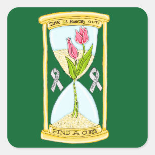 Parkinson's Find a Cure Square Stickers