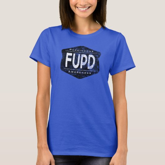 Parkinson's FUPD Awareness Distress T-shirt (Voorkant)