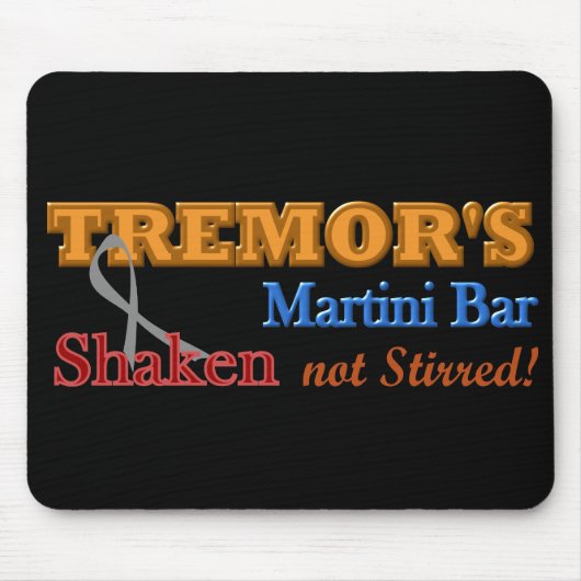 Parkinson's Martini Bar Shaken Design Muismat (Voorkant)