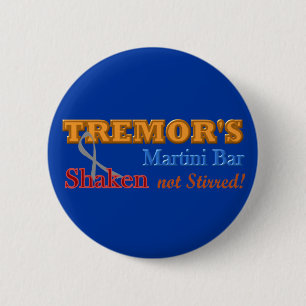 Parkinson's Martini Bar Shaken Design Ronde Button 5,7 Cm