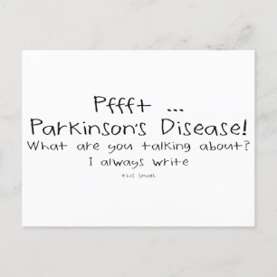 Parkinsons Small Writing Briefkaart