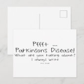 Parkinsons Small Writing Briefkaart (Voorkant / Achterkant)