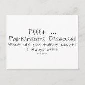Parkinsons Small Writing Briefkaart (Voorkant)