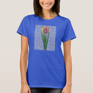 Parkinsons Sterkte Burst Tulip Violet T-shirt