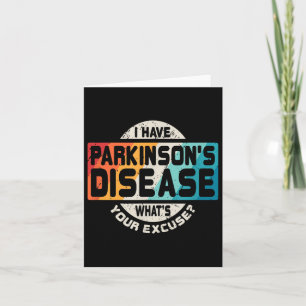 Parkinsons T Shirt Disease Awareness Survivor Gift Kaart