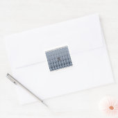 Parkinsons vecht begint met bewustzijn vierkante sticker (Envelop)