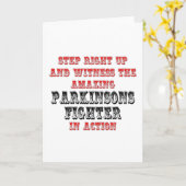 Parkinsons vechtster in actie kaart (Gele Bloem)