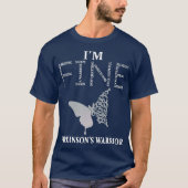 Parkinsons Warrior Im Fine T-shirt (Voorkant)