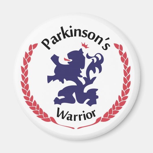 Parkinsons Warrior Magneet (Voorkant)