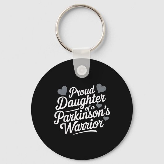 Parkinsons Warrior Proud Daughter Support Sleutelhanger (Voorkant)