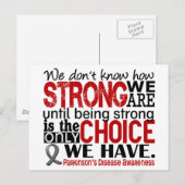 Parkinson's ziekte hoe sterk we zijn briefkaart (Voorkant / Achterkant)