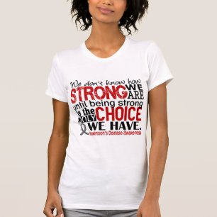 Parkinson's ziekte hoe sterk we zijn t-shirt