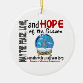 Parkinson's Ziekte Kerstmis 3 SnowGlobe Ornament (Voorkant)