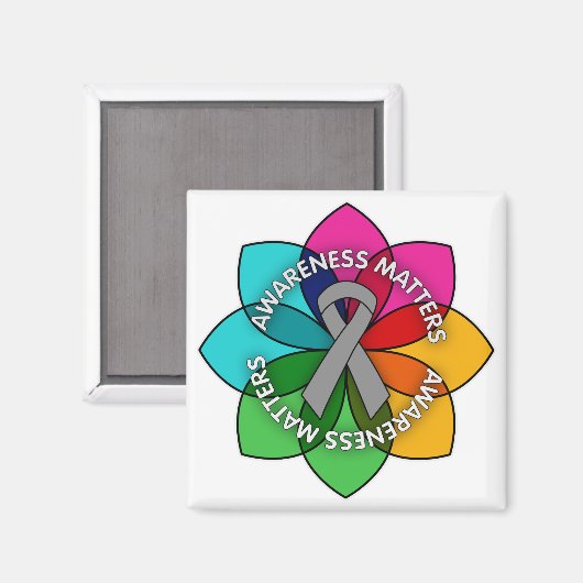 Parkinson's Ziektebewustzijn doet er Petals toe Magneet (Voorkant / Achterkant)