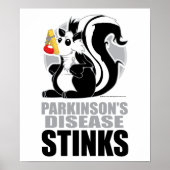 Parkinson's ziektesymptomen poster (Voorkant)