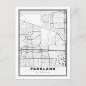 Parkland Map Briefkaart (Voorkant)