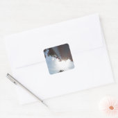 parkland vierkante sticker (Envelop)