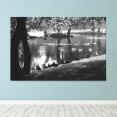 Parkleven 60x40 (150x100cm) waccnm canvas afdruk (Insitu (Houten vloer))