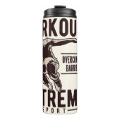 PARKOUR aangepaste naam tumbler Thermosbeker (Voorkant)