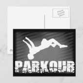 Parkour athlete briefkaart (Voorkant / Achterkant)