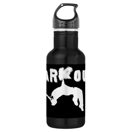 Parkour Athlete Waterfles (Voorkant)