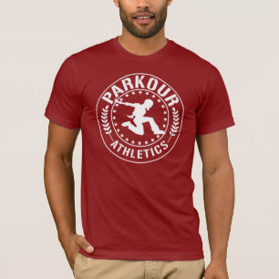 Parkour Athletics text whit 2 T-shirt