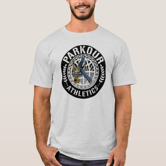 Parkour Athletics wereldwijd T-shirt (Voorkant)
