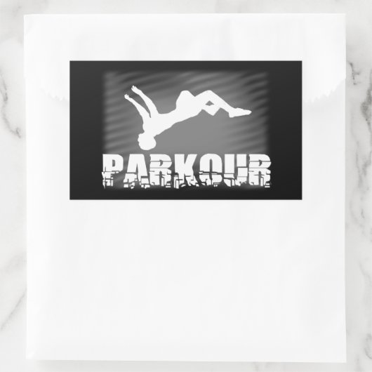 Parkour atleet sticker (Tas)