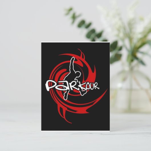 parkour briefkaart (Staand voorkant)